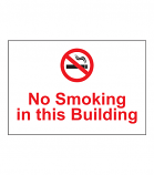 NO SMOKING IN BUILDING