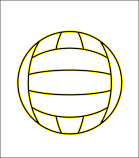 Printed Corrugated Shape - Waterpolo Ball